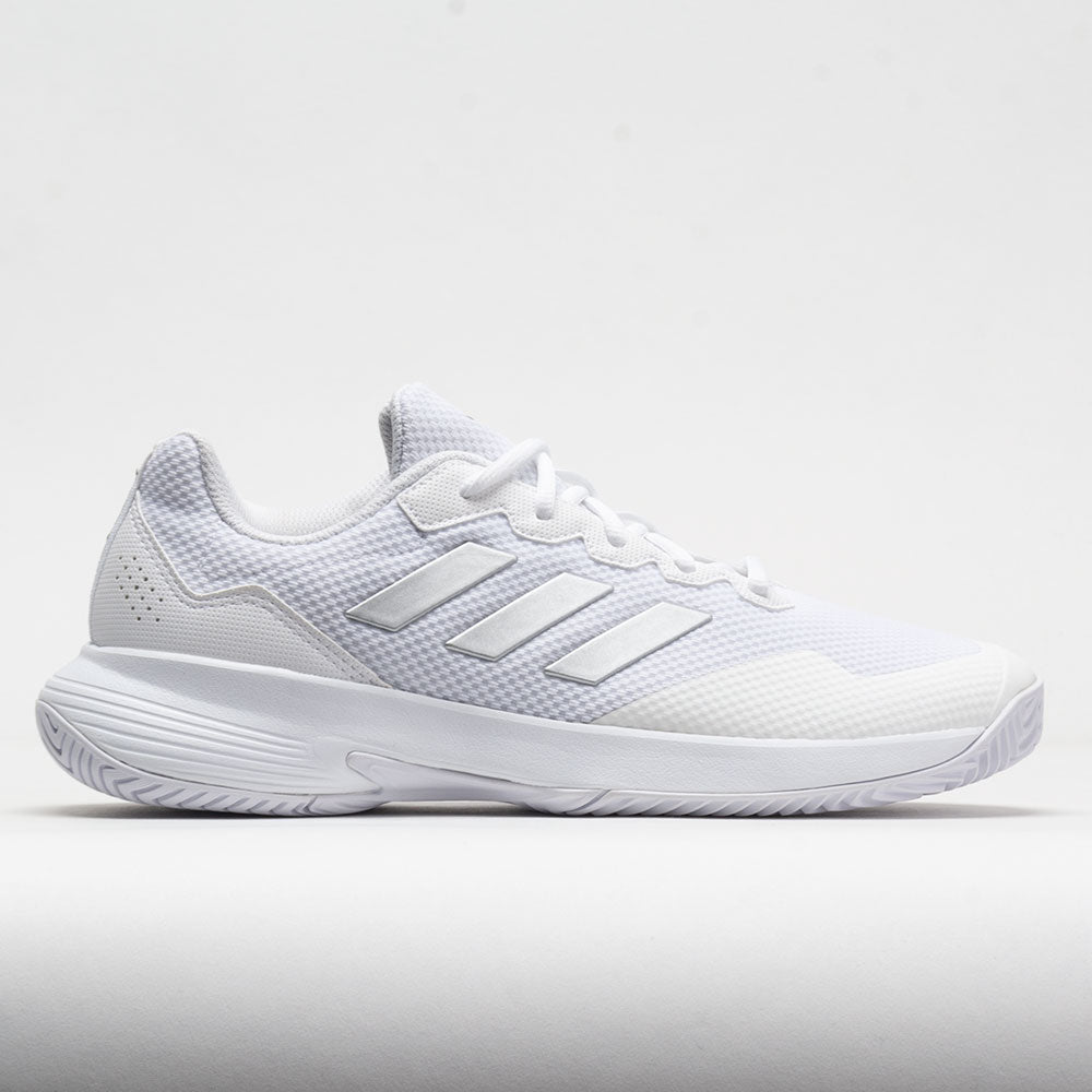 adidas GameCourt Women's White/Silver Metallic/White